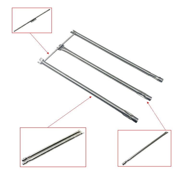 Direct Store Parts Kit DG230 for Weber Genesis Silver B/C, Spirit 300/700, Weber 900, Genesis Platinum C B Genesis Gold B C, for Weber Flavorizer Bars 7537 7536 & Burner Tube 7508 3611 - Image 3
